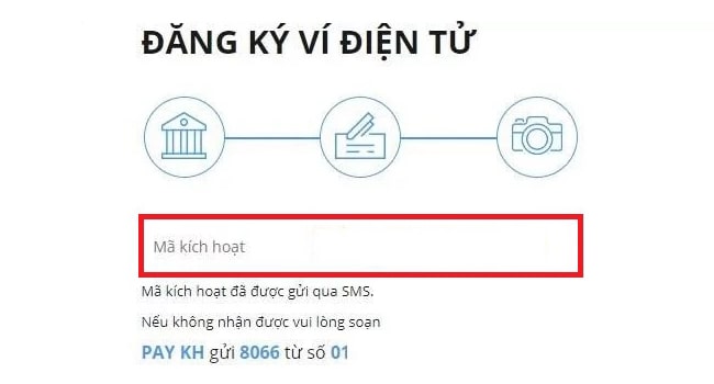 Nhập mã kích hoạt VTCPay